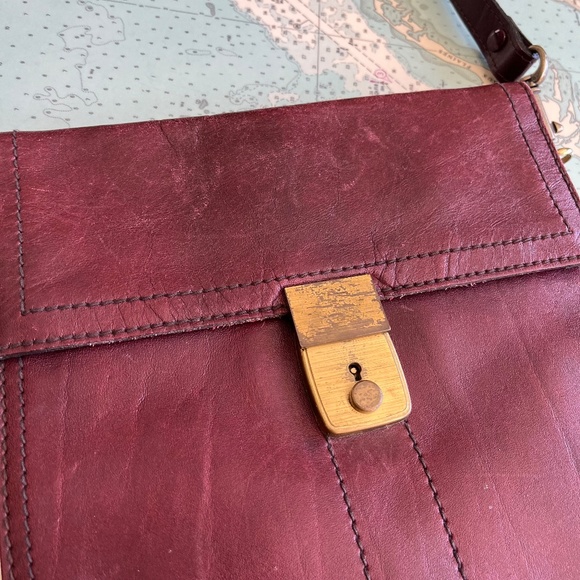 Vintage 70s Kamouraska Leather Bag - Picture 3 of 8
